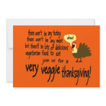 Very Veggie Thanksgiving Invitation by birdy27 Very Veggie Thanksgiving Invitation