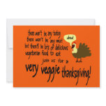Very Veggie Thanksgiving Invitation