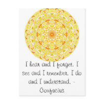 Very Wise Confucius Quotation postcards