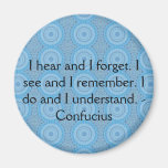 Very Wise Confucius Quotation Refrigerator Magnet