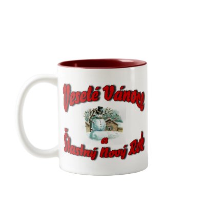 Veselé Vánoce a Šťastný Nový Rok Mug by eurogirl969
