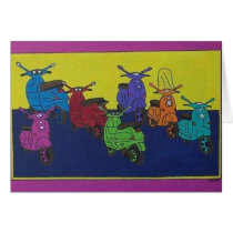 vespa power! cards by artbynina vespa power! cards