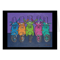 vespa power! cards by artbynina vespa power! cards
