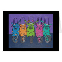 vespa power! cards by artbynina vespa power! cards