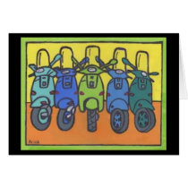 VESPAS! cards by artbynina VESPAS! cards