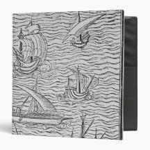 Vessels of Early Spanish Navigators 3 Ring Binder