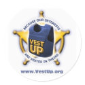 Vest Up stickers