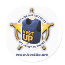 Vest Up stickers
