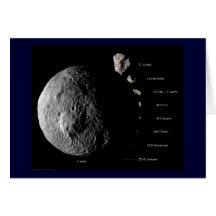 Vesta and Asteroid Gallery Greeting Cards