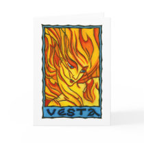 Vesta Greeting Card