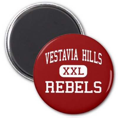 Vestavia Hills - Rebels - High - Vestavia Hills Fridge Magnet