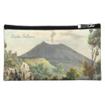 Vesuvius Active Volcano 1832 Naples Italy Cosmetic Bags at Zazzle