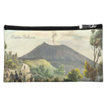 Vesuvius Active Volcano 1832 Naples Italy Cosmetic Bags at  Zazzle