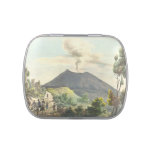 Vesuvius Active Volcano 1832 Naples Italy Candy Tin at Zazzle
