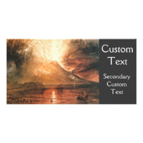 Vesuvius Erupting Customized Photo Card