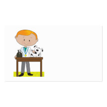 Vet and Dog Business Card