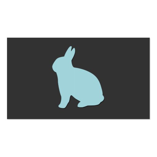 Vet / Animal Lover / Bunny / Rabbit Business Cards (front side)