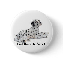 Vet Chat Dalmation limited edition badge buttons