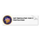 VET MED BUMPER STICKER