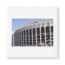 Vet Stadium Square Magnet by SjStevenson Vet Stadium Square Magnet