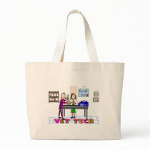 Vet Tech Art Gifts Tote Bags