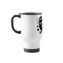 Vet Tech BLACK AND WHITE HEARTS Mug