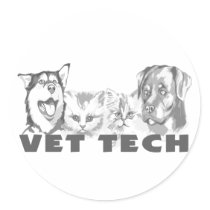 Vet Tech Sticker