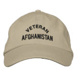 VETERAN, AFGHANISTAN embroidered hats
