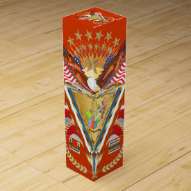 Veteran Afghanistan View about Design Customize Wine Bottle Box