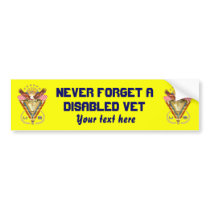 Veteran DAV View Artist Comments Below Bumper Sticker