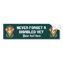 Veteran DAV View Artist Comments Below Bumper Sticker