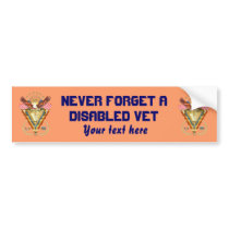 Veteran DAV View Artist Comments Below Bumper Sticker