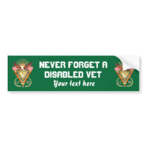 Veteran DAV View Artist Comments Below Bumper Sticker