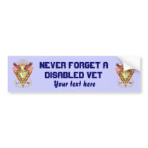 Veteran DAV View Artist Comments Below Bumper Sticker