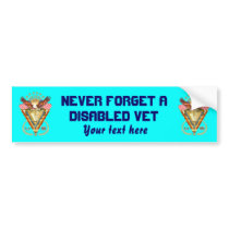 Veteran DAV View Artist Comments Below Bumper Sticker