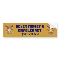 Veteran DAV View Artist Comments Below Bumper Sticker