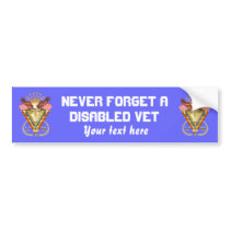 Veteran DAV View Artist Comments Below Bumper Sticker