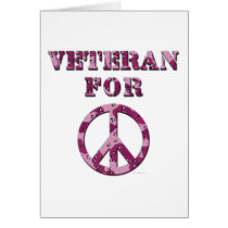 Veteran For Peace Greeting Card