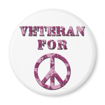 Veteran For Peace Fridge Magnet