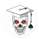 Graduierter Schädel des Veterans sticker