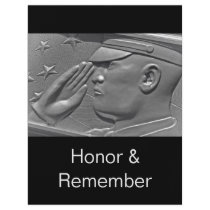 Veteran Hero Honor Salute Flyer Template