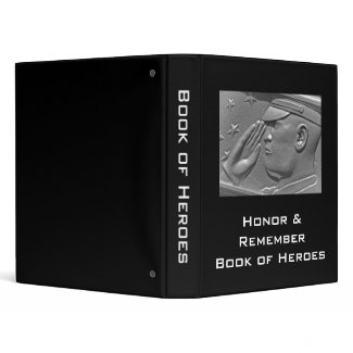 Veteran Military Hero Album Binder binder