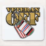 Veteran OEF Dog Tags Mousepads