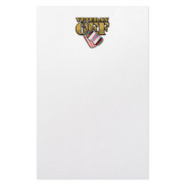 Veteran OEF Dog Tags Customized Stationery