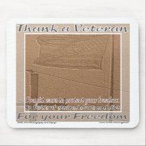 Veteran of Foreign Wars Thank You Mousepad mousepads