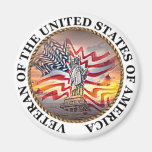 Veteran Refrigerator Magnets
