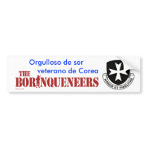 Veterano de Corea - Bumper Sticker