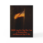 Veterans and Memorial Day Flag cards