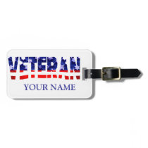 Veteran's By Air Luggage Tag luggage tags