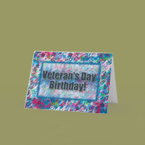 Veteran's Day Birthday! cards